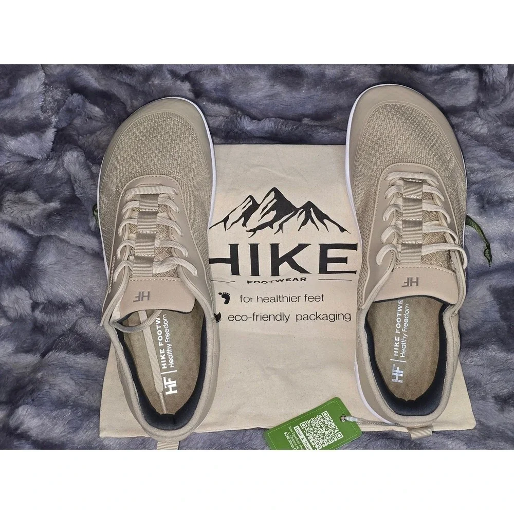 NWT HIKE Footwear Stride (Unisex) Sneaker Beige Barefoot ‎ Womens EU 37/ US 7